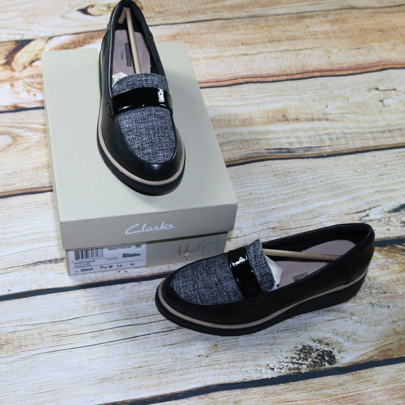 Clarks Shoes - Clarks Sharon Gracie Platform Loafers 7.5 Wide